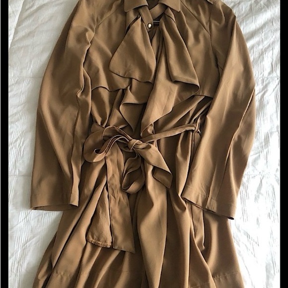 Glamorous Tan Drape Jacket - Picture 3 of 6